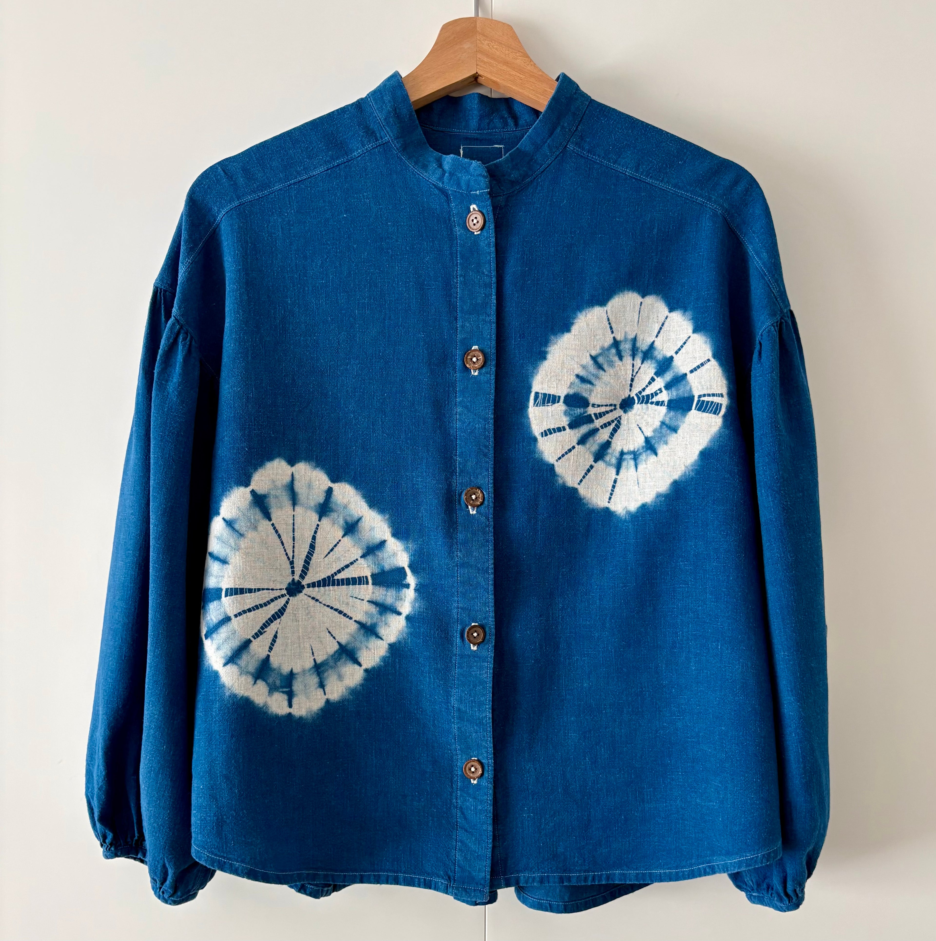 Hozuki - Bamboo Linen blend blouse UK10-12