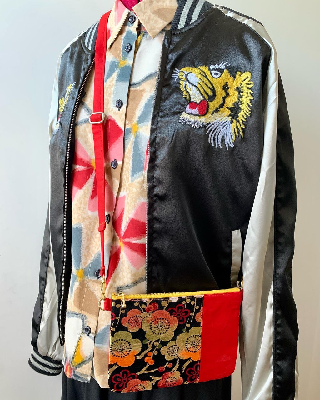 Upcycled Meisen Kimono shirt image 4