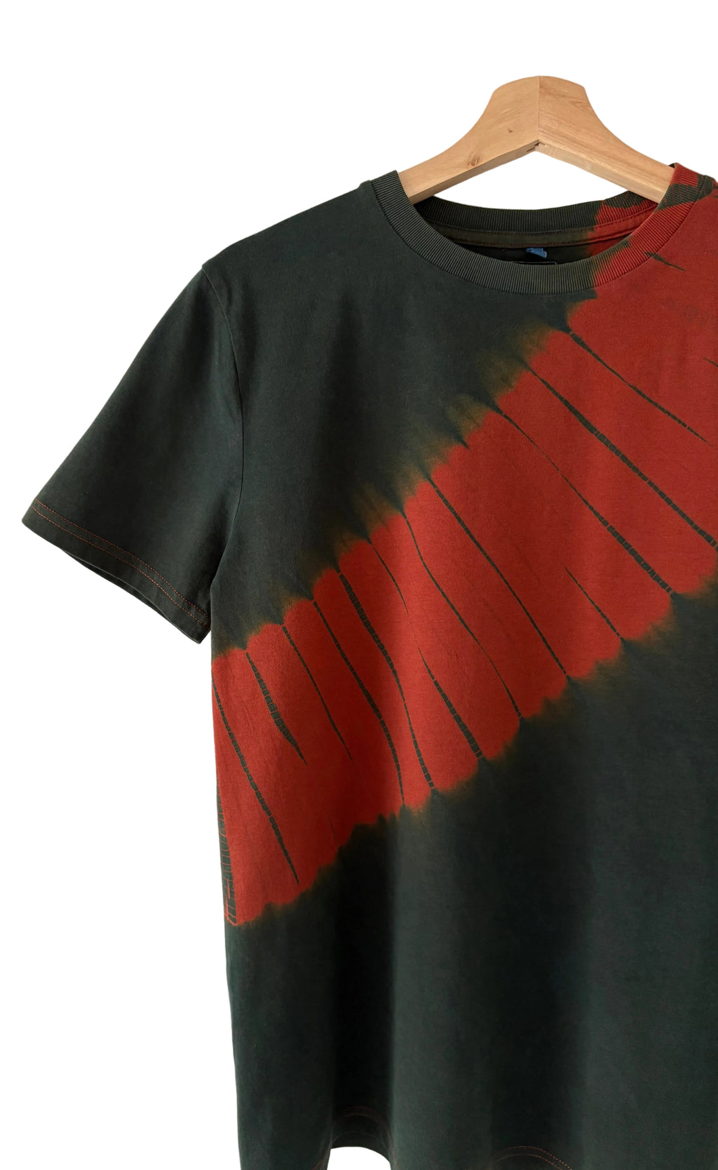 Organic Cotton T-shirts Shibori dyed with organic indigo Yoroidan Men’s S