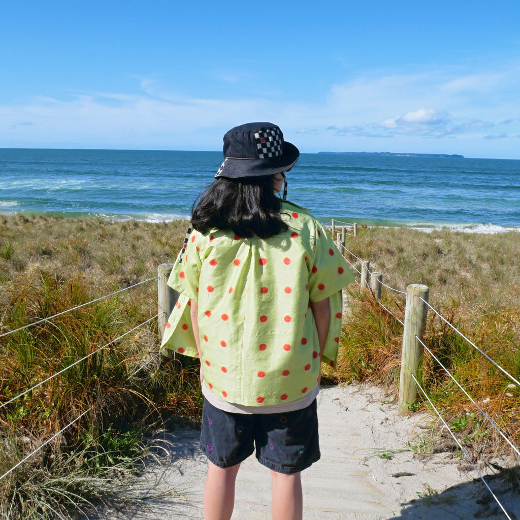 Upcycled Meisen Kimono shirt image 3