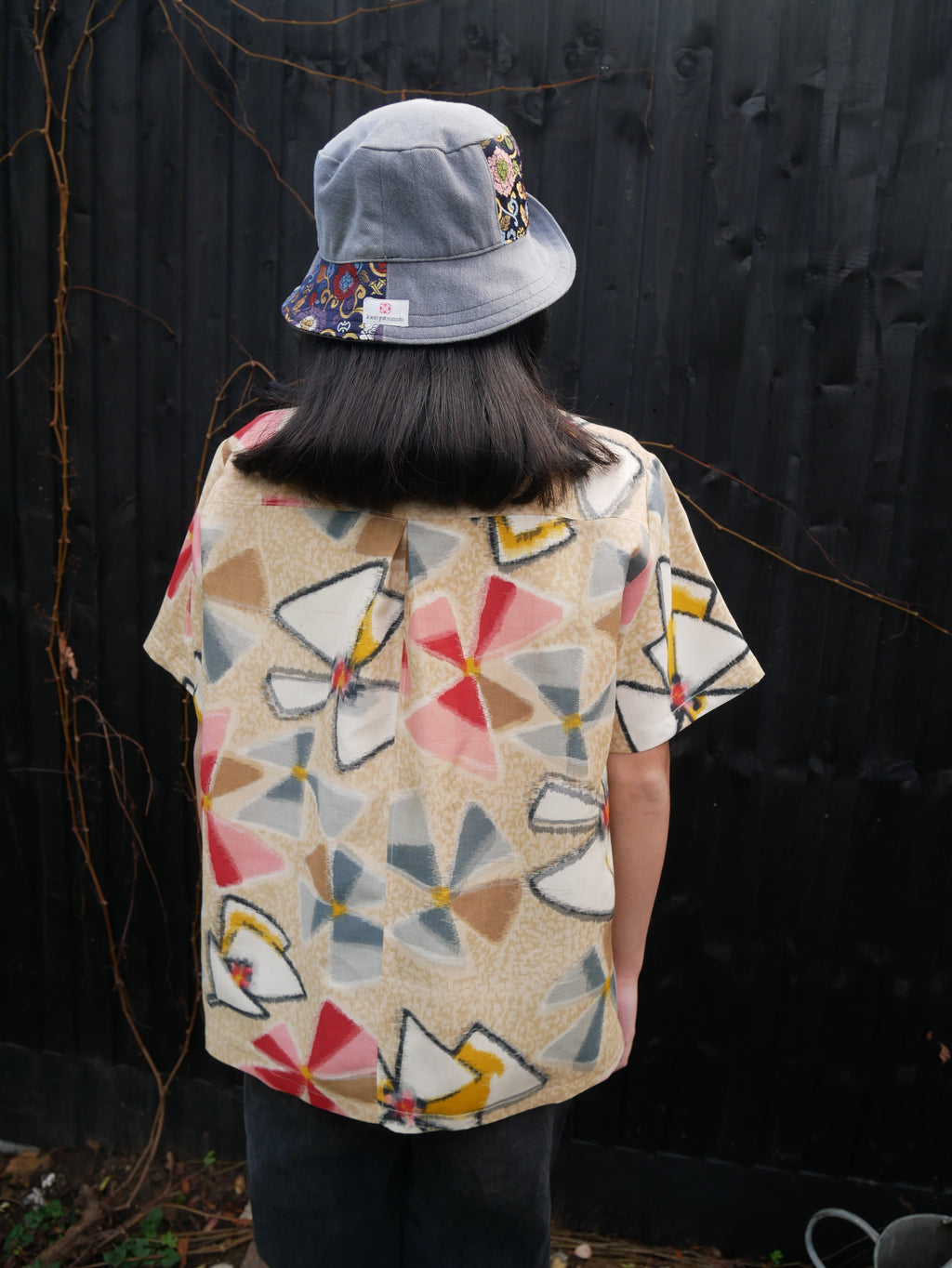Upcycled Meisen Kimono shirt image 1