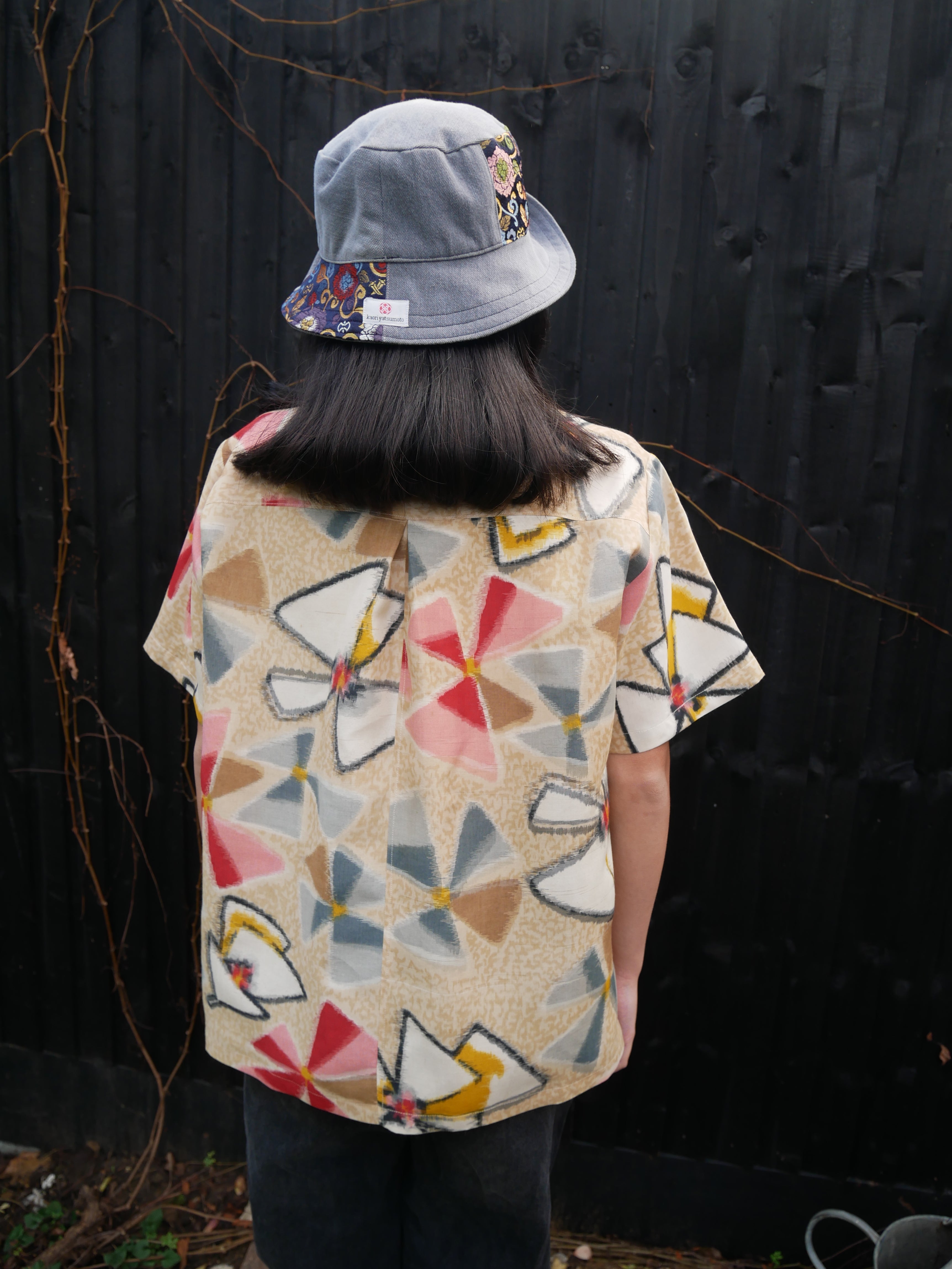 Upcycled Meisen Kimono shirt image 1