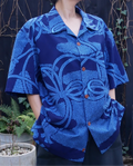 Yukata Cotton Open Collar Shirt image 0