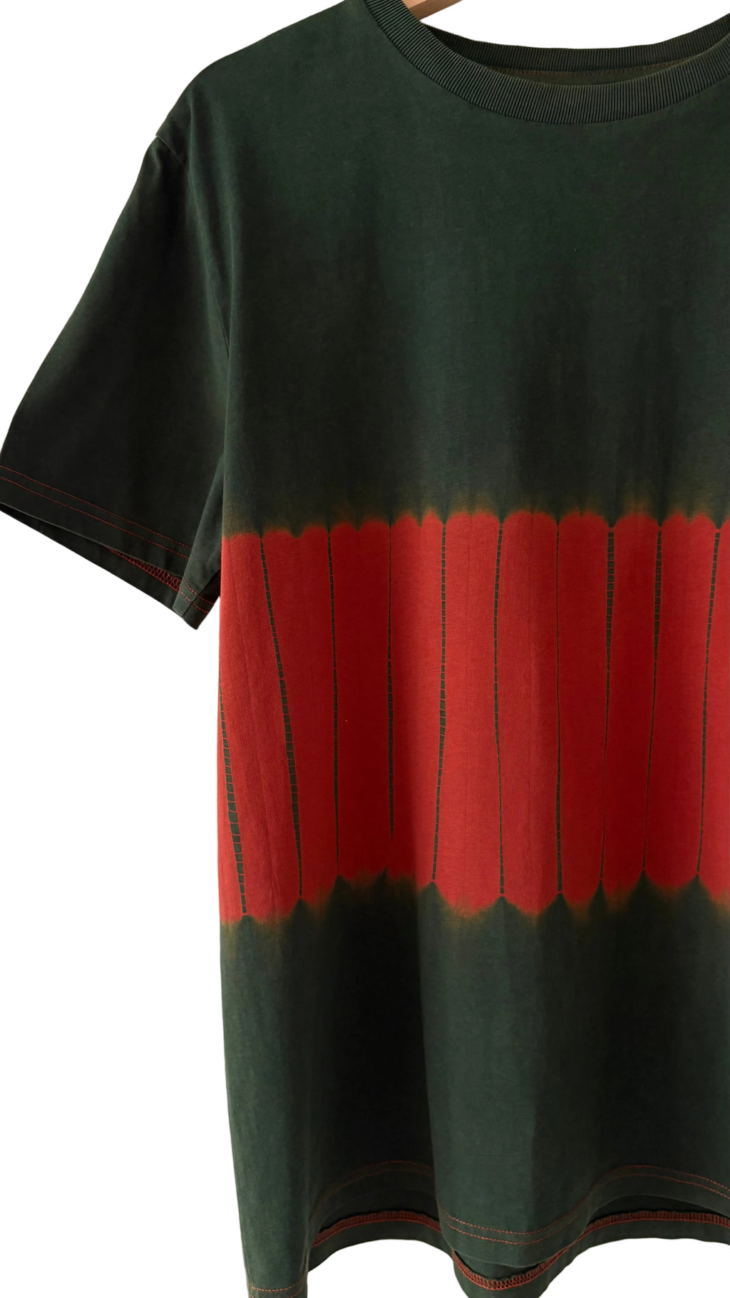 Organic Cotton T-shirts Shibori dyed with organic indigo Yoroidan Men’s Large