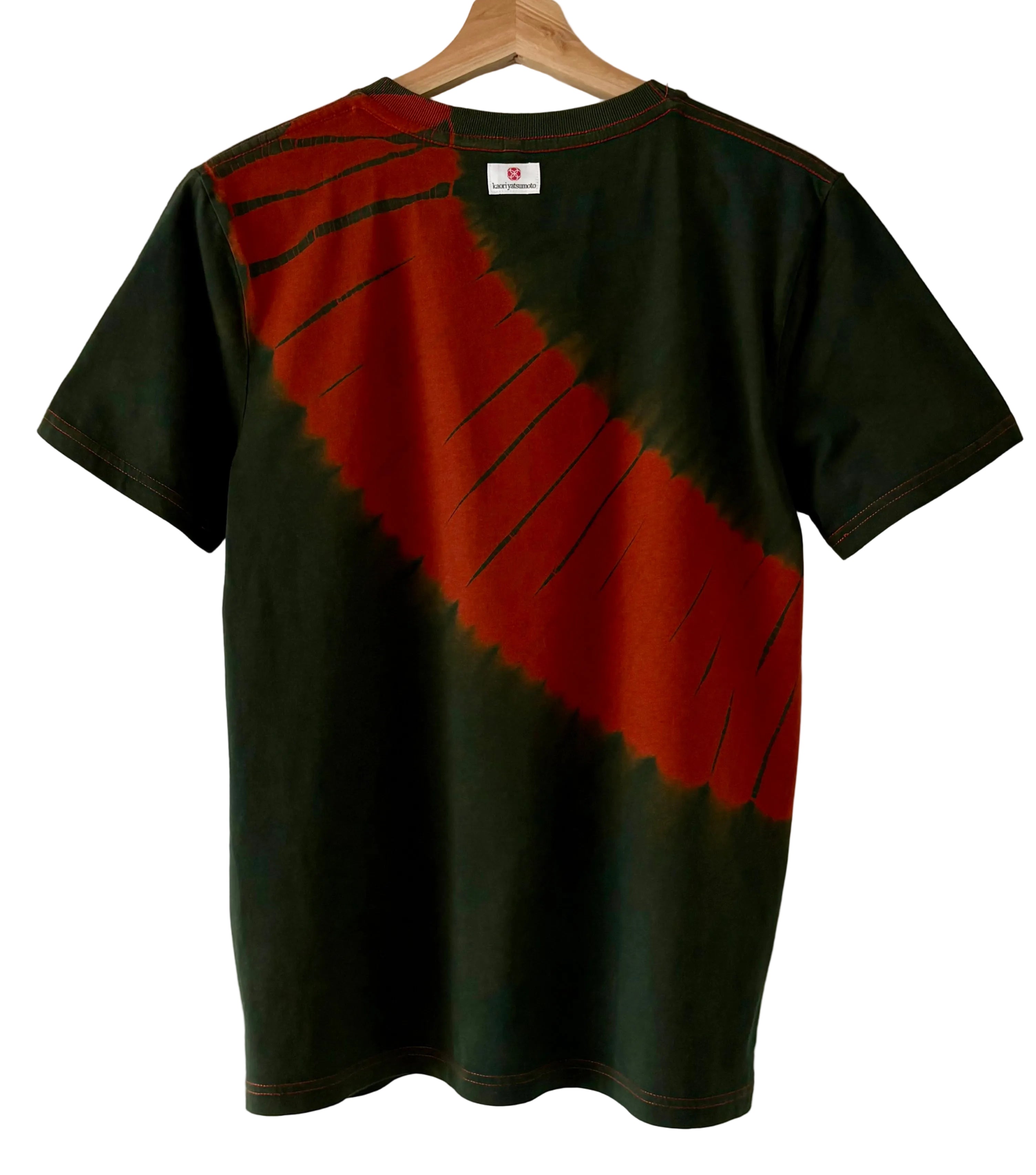 Organic Cotton T-shirts Shibori dyed with organic indigo Yoroidan Men’s S