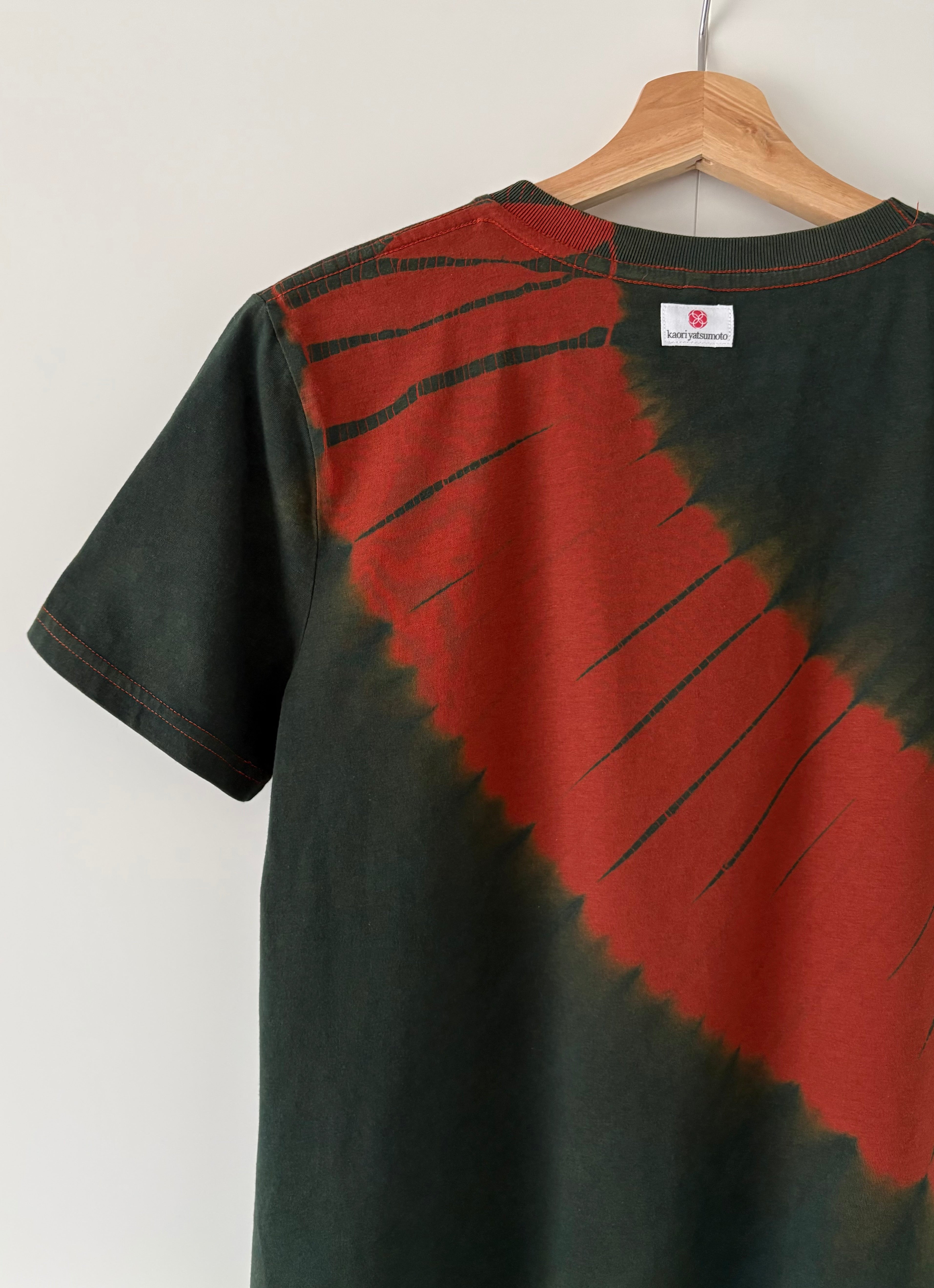 Organic Cotton T-shirts Shibori dyed with organic indigo Yoroidan Men’s S