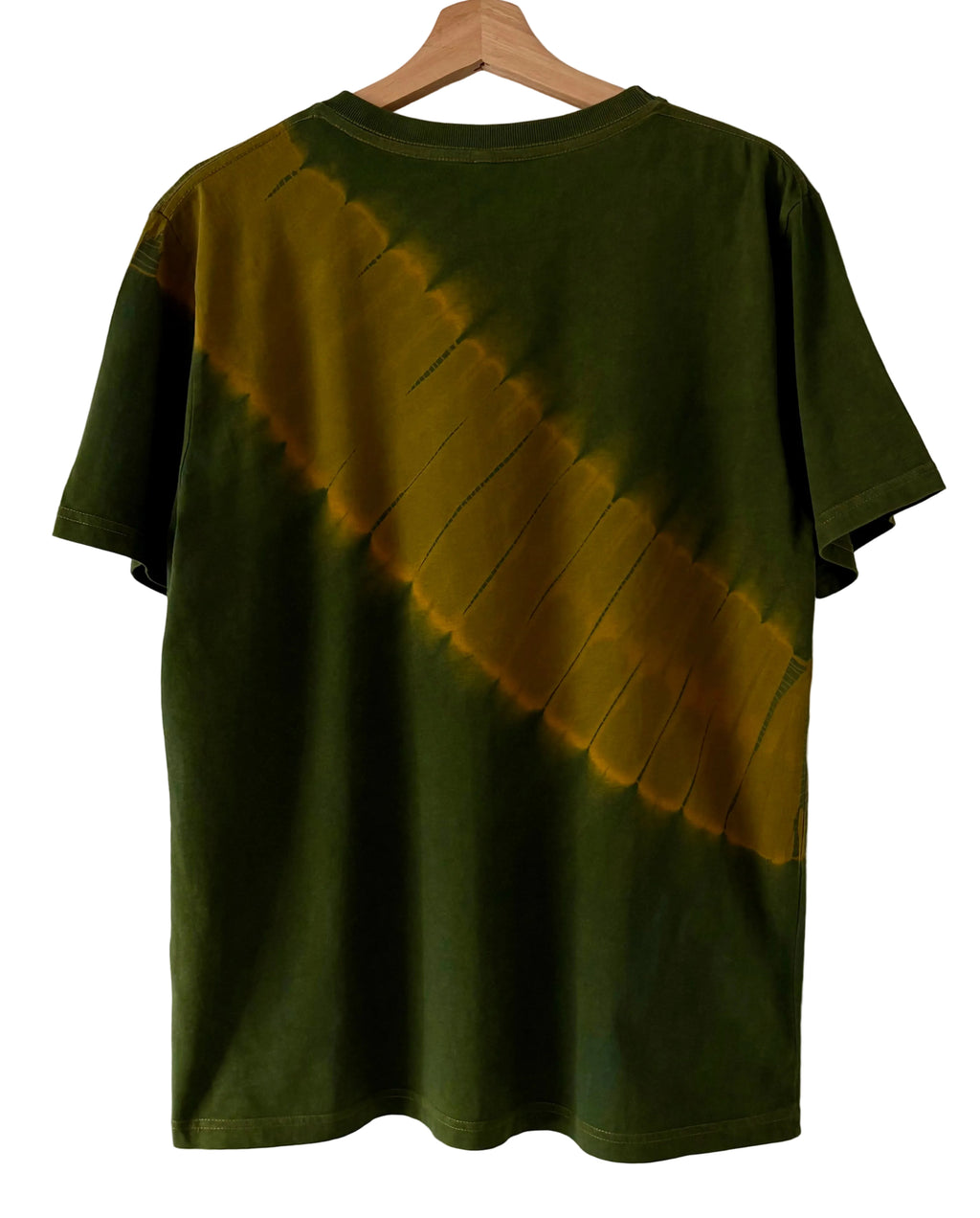 Organic Cotton T-shirts Shibori dyed with organic indigo Yoroidan Men’s Large