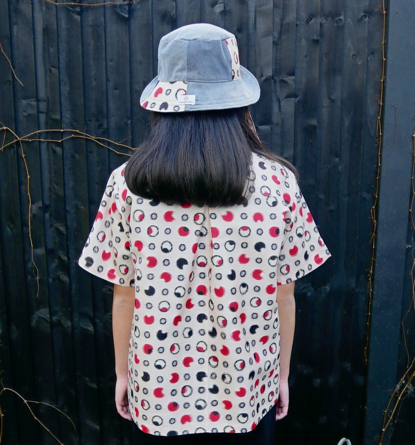 Upcycled Vintage Meisen Kimono Shirt Unisex image 1