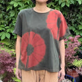 Organic Cotton T-shirts shibori dyed with natural indigo image 0